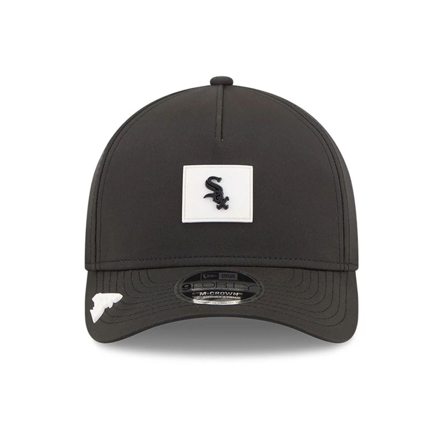 Pictured is this MLB Clubhouse Chicago White Sox 9FORTY M-Crown A-Frame cap in black. 2