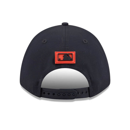 Pictured is this MLB Clubhouse Detroit Tigers 9FORTY M-Crown A-Frame cap in navy. 4