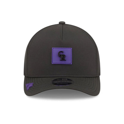 Pictured is this MLB Clubhouse Colorado Rockies 9FORTY M-Crown A-Frame cap in black. 2
