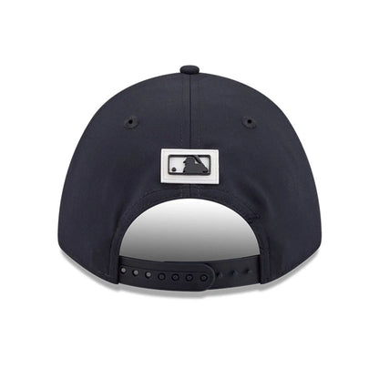 Pictured is this MLB Clubhouse New York Yankees 9FORTY M-Crown A-Frame cap in navy. 4