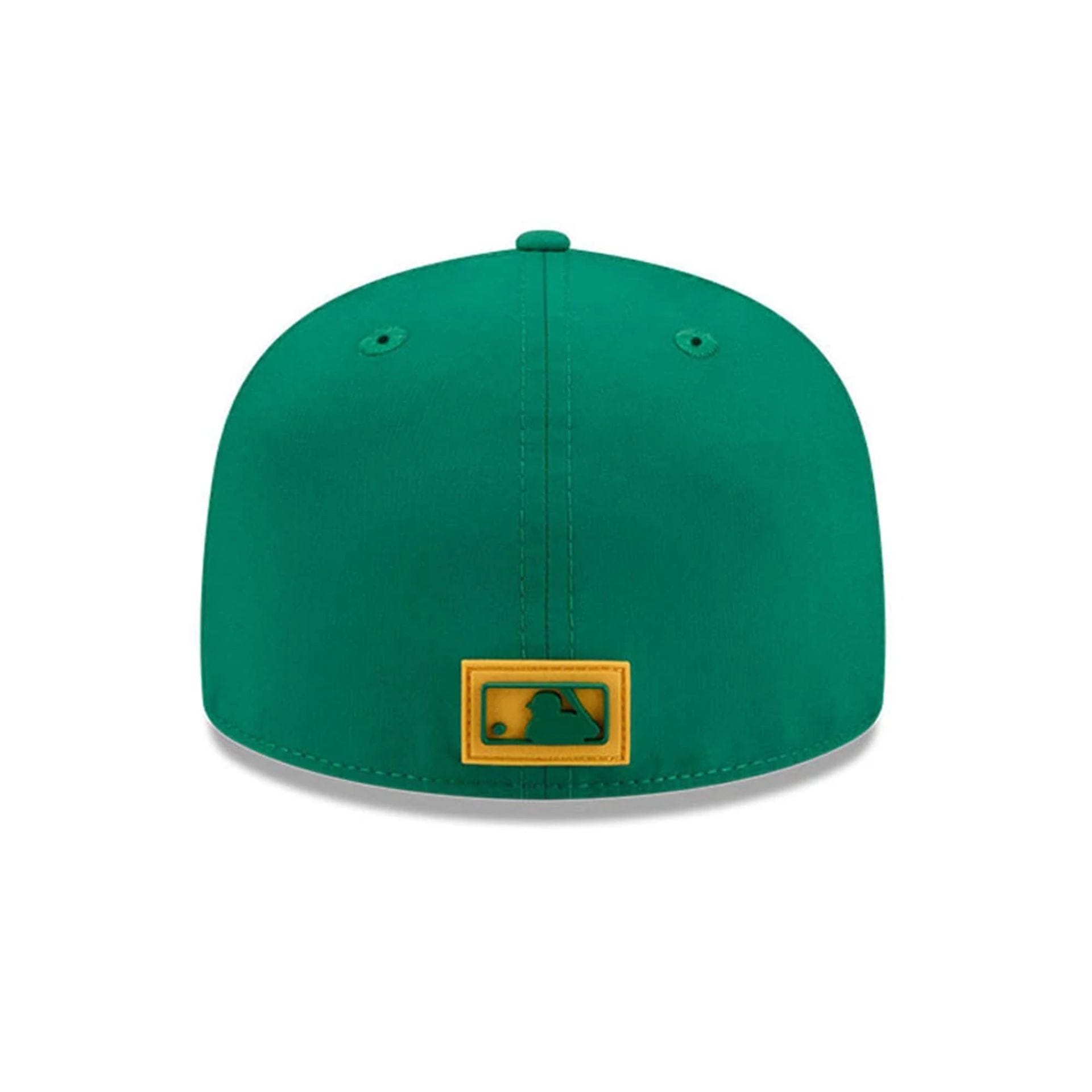 Pictured is this MLB Clubhouse Athletics 59FIFTY Fitted cap in dark green. 5