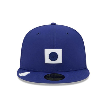 Pictured is this MLB Clubhouse LA Dodgers 59FIFTY Fitted cap in dark blue. 3