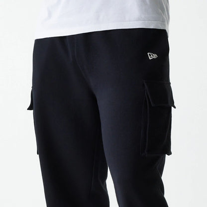 The model is wearing this New Era Cargo Joggers in black. 5