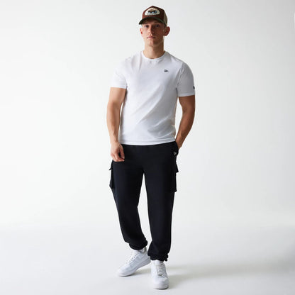 The model is wearing this New Era Cargo Joggers in black. 8