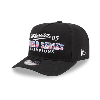 Pictured is this MLB Historic Chicago White Sox 9FIFTY A-Frame Snapback cap in black. 4