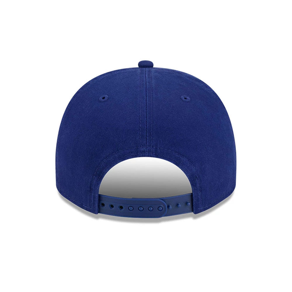 Pictured is this MLB Historic LA Dodgers 9FIFTY A-Frame Snapback cap in Navy. 7