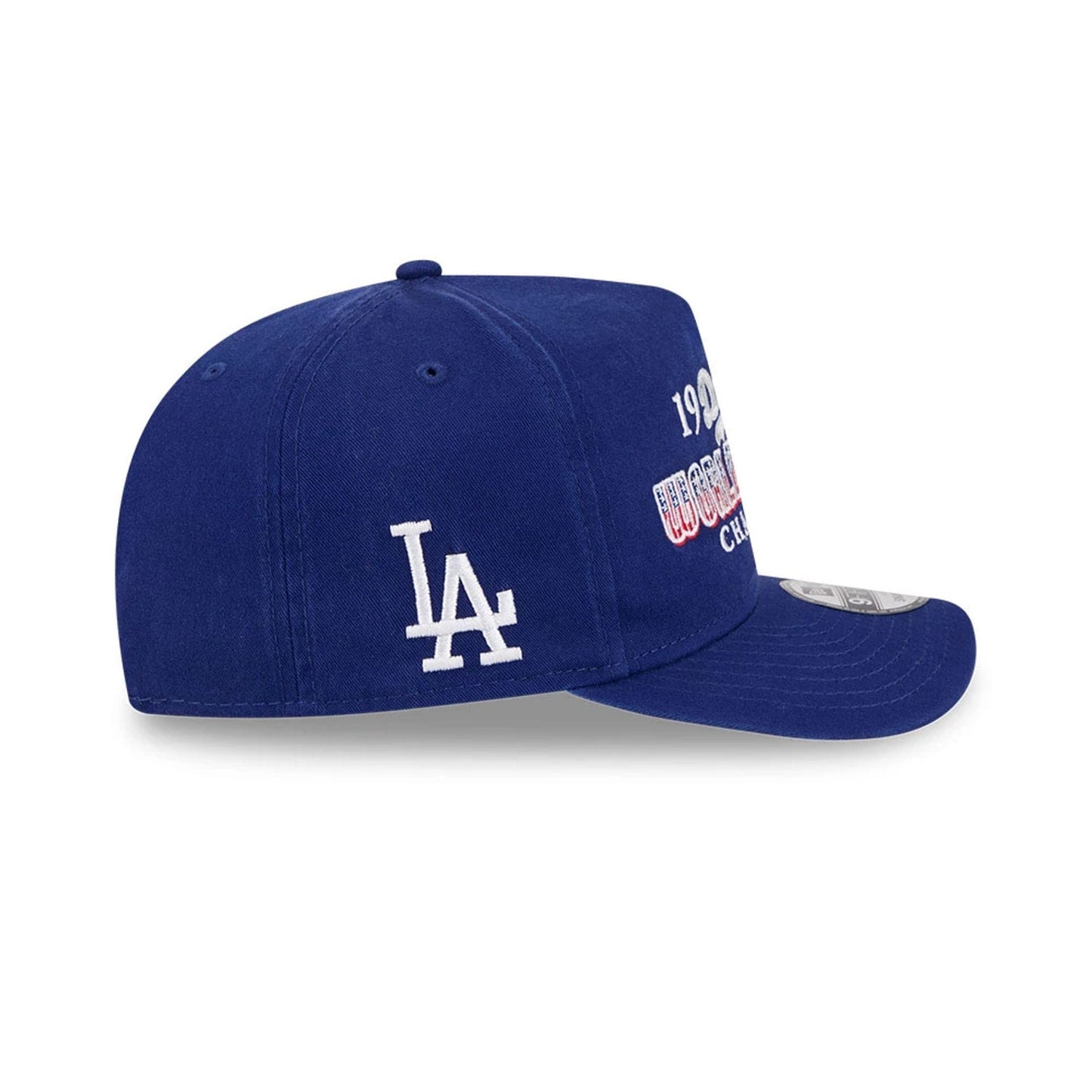 Pictured is this MLB Historic LA Dodgers 9FIFTY A-Frame Snapback cap in Navy. 5