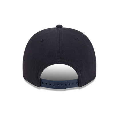 Pictured is this MLB Historic New York Yankees 9FIFTY A-Frame Snapback cap in navy. 7