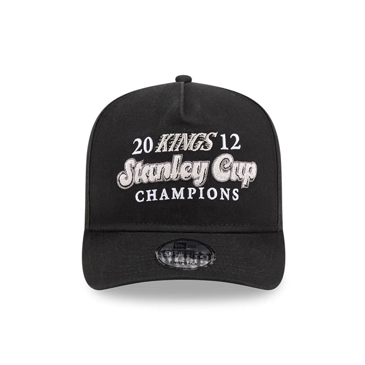 Pictured is this NHL Historic LA Kings 9FIFTY A-Frame Snapback cap in black. 3