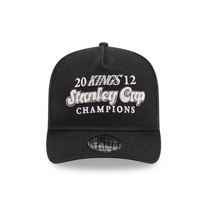 Pictured is this NHL Historic LA Kings 9FIFTY A-Frame Snapback cap in black. 3