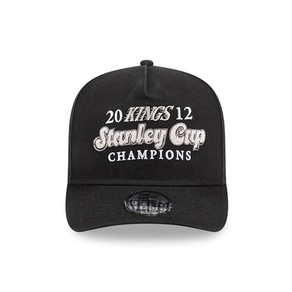 Pictured is this NHL Historic LA Kings 9FIFTY A-Frame Snapback cap in black. 3