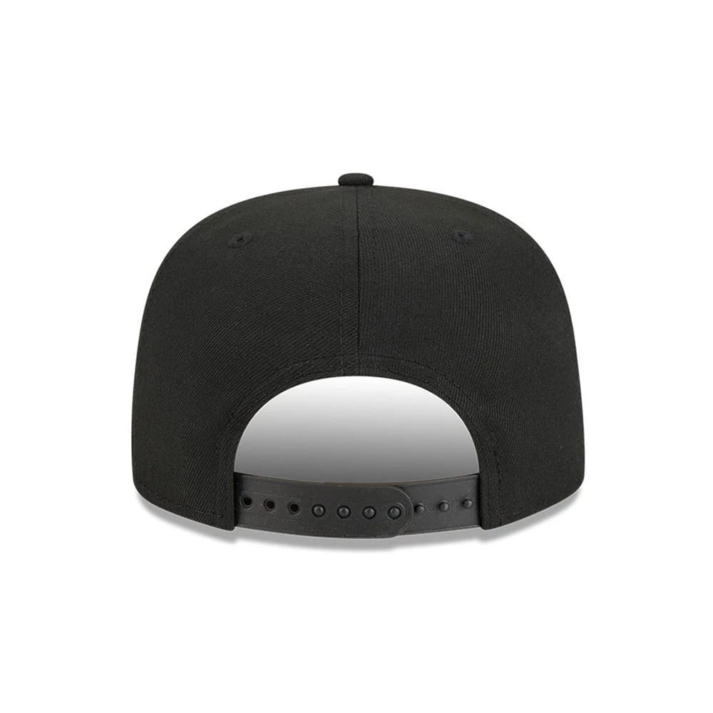Pictured is this MLB Ring LA Dodgers 9FIFTY A-Frame Snapback cap in black. 7