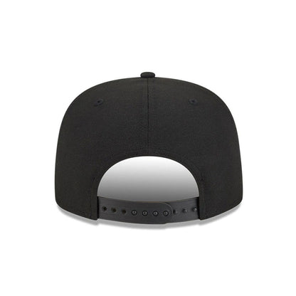Pictured is this MLB Ring Athletics 9FIFTY A-Frame Snapback cap in black. 7