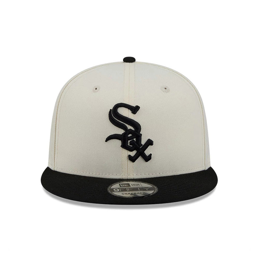 Pictured is this MLB Localized Chicago White Sox 9FIFTY Snapback cap in white. 3