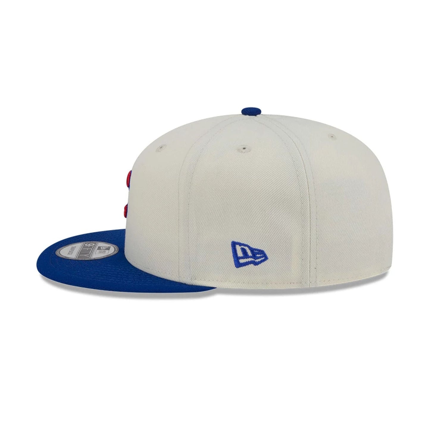 Pictured is this MLB Localized Chicago Cubs 9FIFTY Snapback cap in white. 6