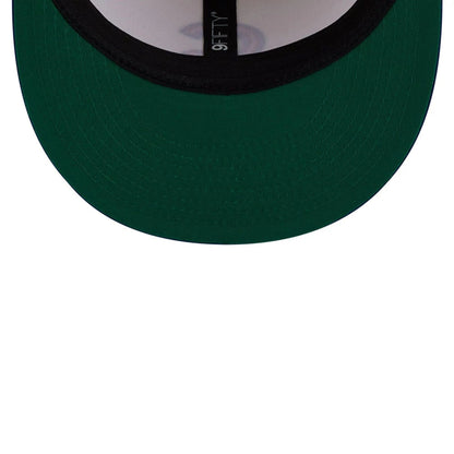 Pictured is this MLB Localized Chicago Cubs 9FIFTY Snapback cap in white. 2