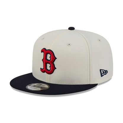 Pictured is this MLB Localized Boston Red Sox 9FIFTY Snapback cap in white. 4