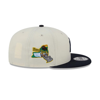 Pictured is this MLB Localized New York Yankees 9FIFTY Snapback cap in white. 5