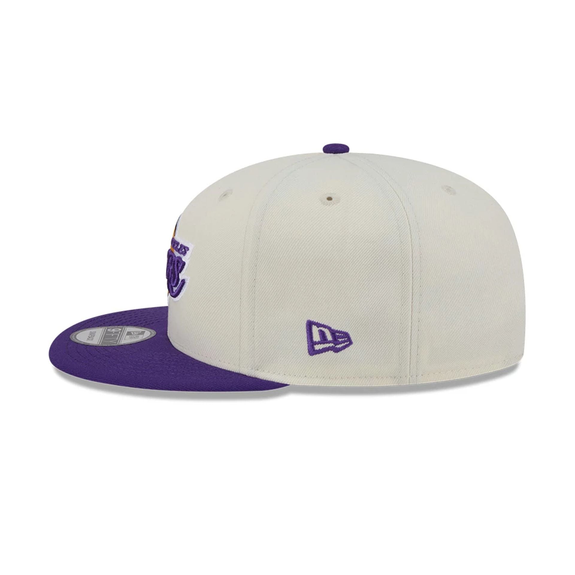 Pictured is this NBA Localized LA Lakers 9FIFTY Snapback cap in white. 5
