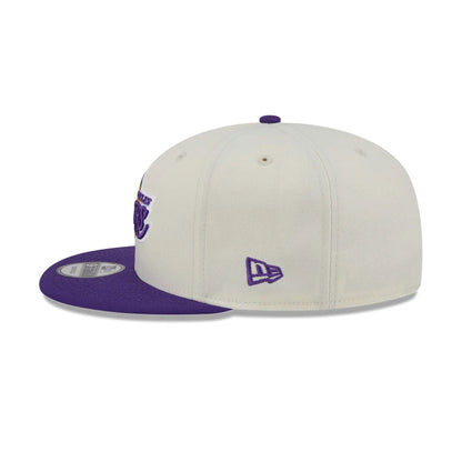 Pictured is this NBA Localized LA Lakers 9FIFTY Snapback cap in white. 5