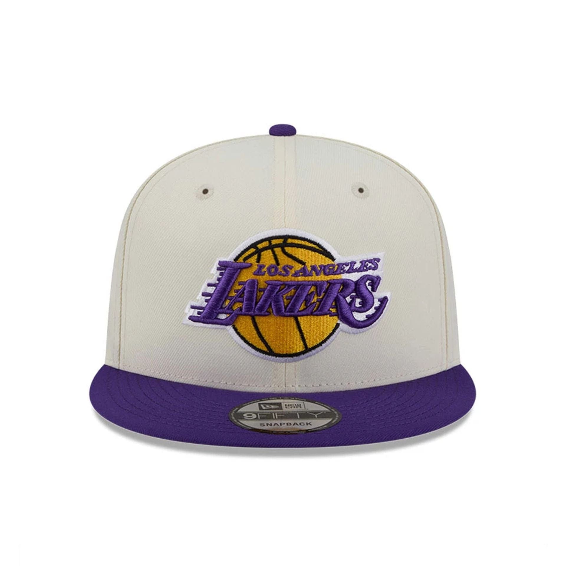 Pictured is this NBA Localized LA Lakers 9FIFTY Snapback cap in white. 3