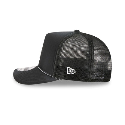 Pictured is this MLB Washed LA Dodgers 9FIFTY A-Frame Trucker cap in black. 5