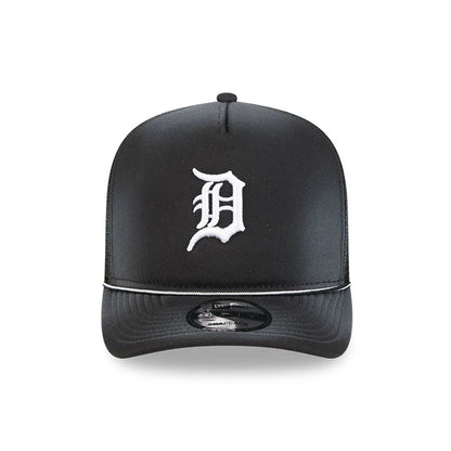 Pictured is this MLB Washed Detroit Tigers 9FIFTY A-Frame Trucker cap in black. 3