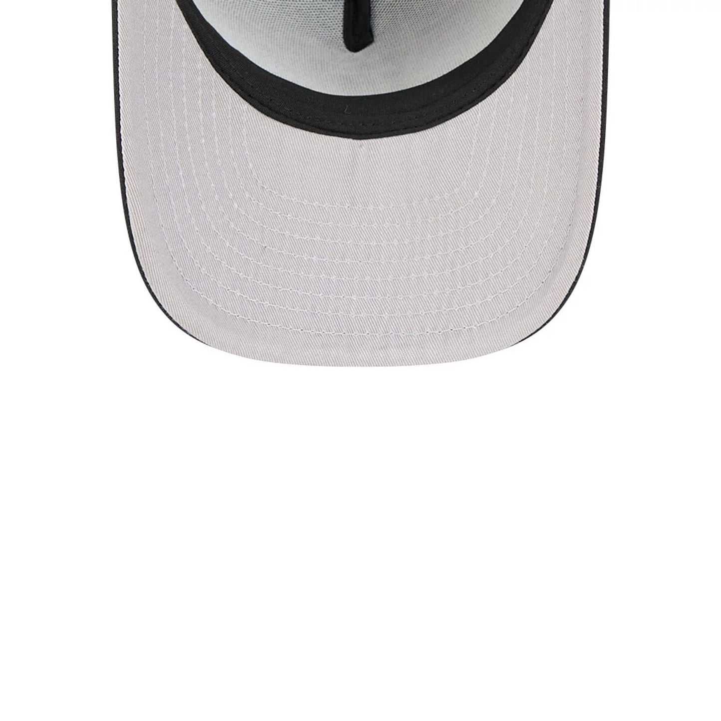 Pictured is this MLB Washed Detroit Tigers 9FIFTY A-Frame Trucker cap in black. 2