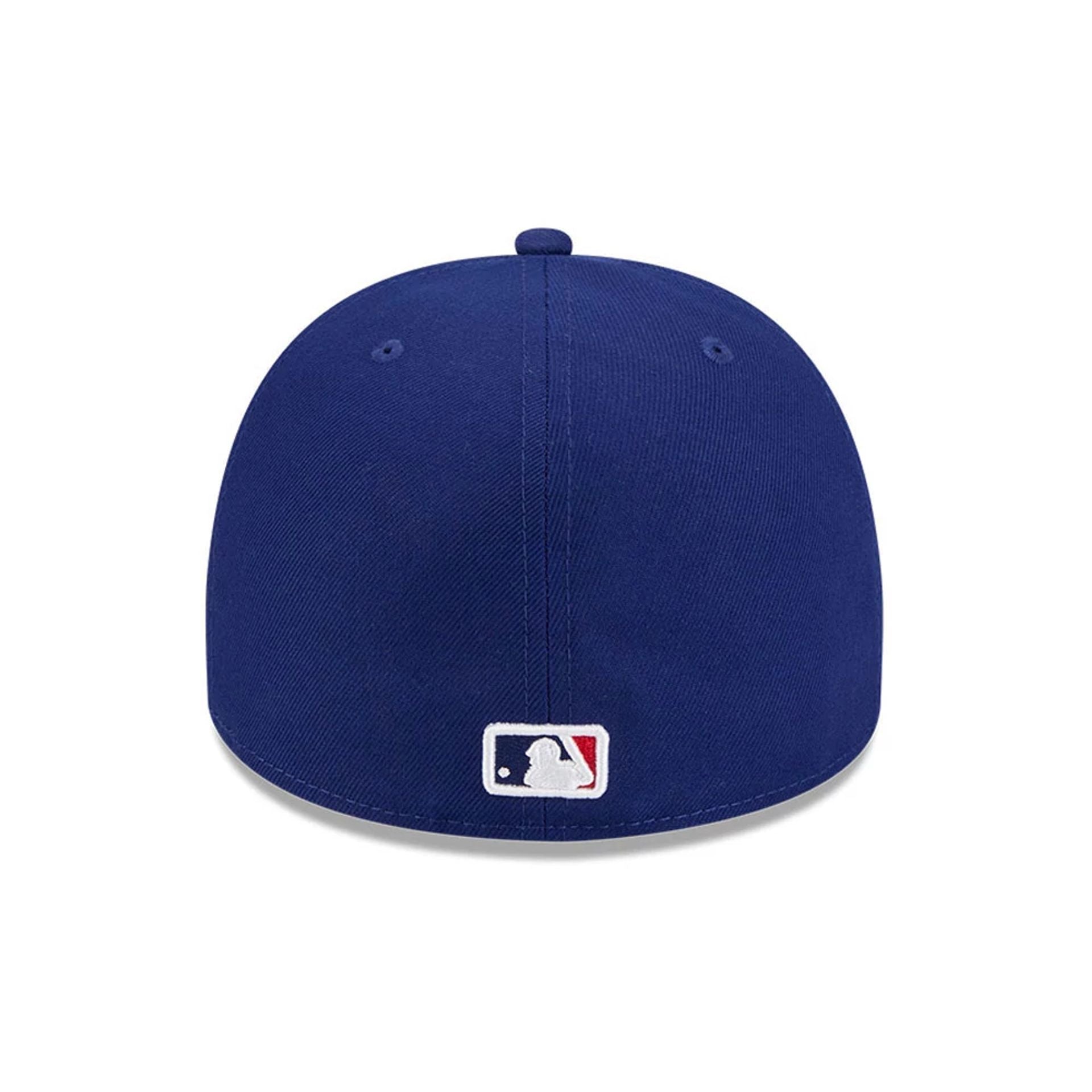 Pictured is this MLB Cartoon Texas Rangers 59FIFTY A-Frame Fitted cap in Navy. 7