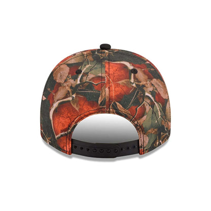 Pictured is this MLB Leaves Chicago White Sox 9FIFTY A-Frame Snapback cap in bright orange. 7