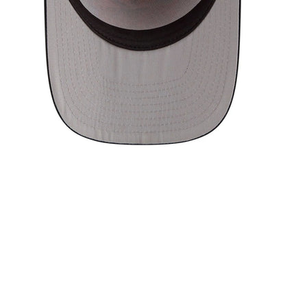 Pictured is this MLB Leaves New York Mets 9FIFTY A-Frame Snapback cap in bright orange. 2