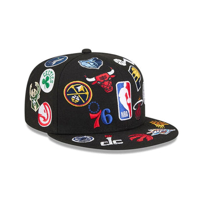 Pictured is this NBA All Over 59FIFTY Fitted cap in black. 4