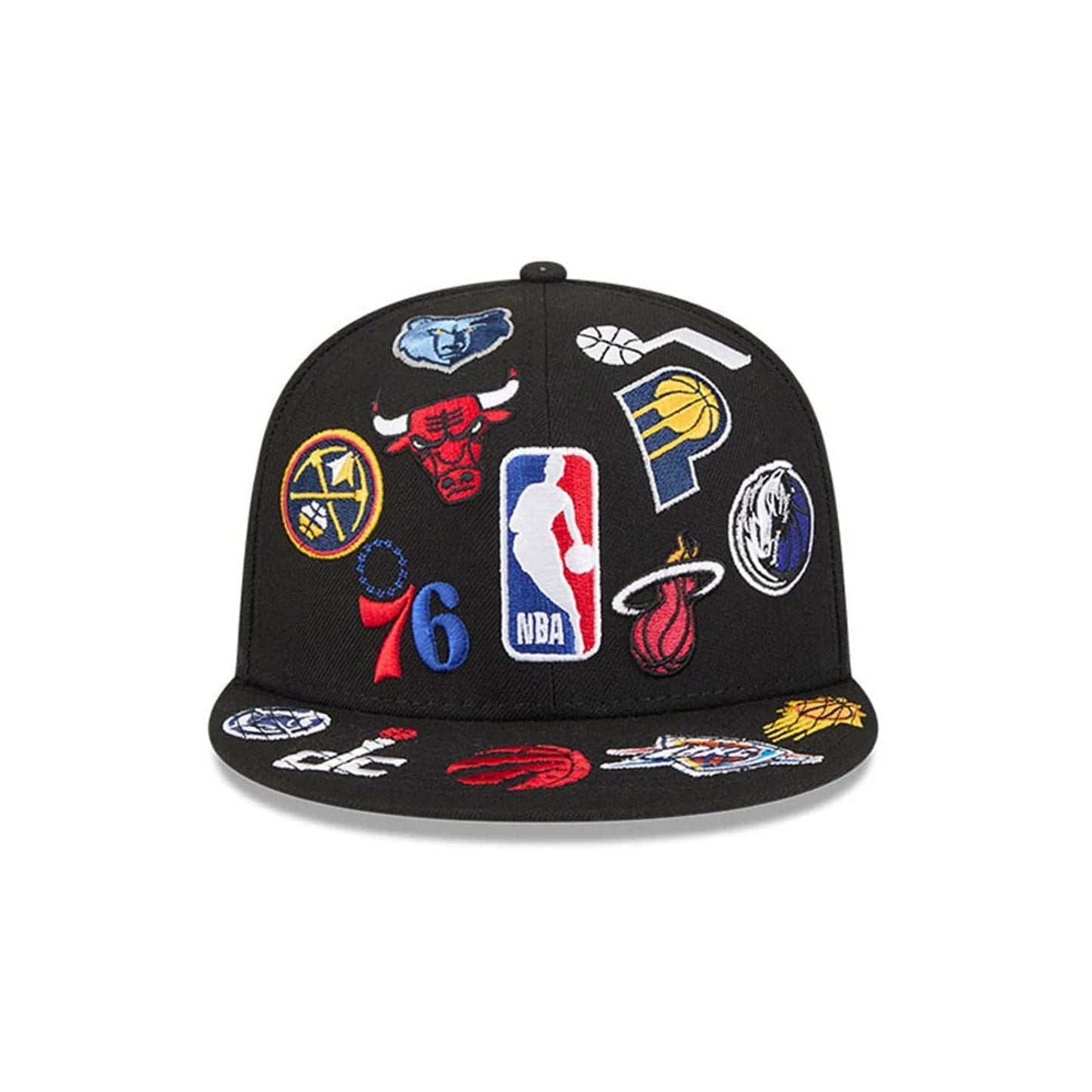Pictured is this NBA All Over 59FIFTY Fitted cap in black. 3