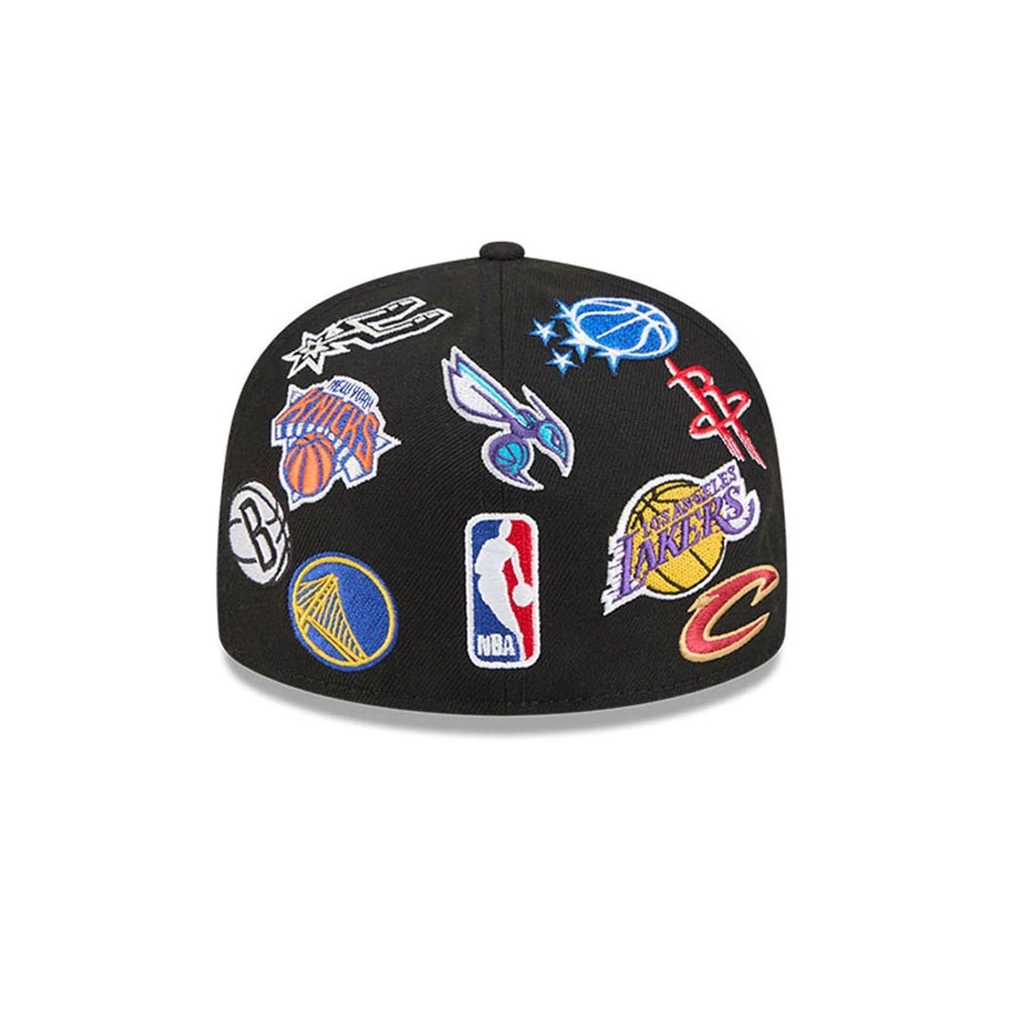 Pictured is this NBA All Over 59FIFTY Fitted cap in black. 7
