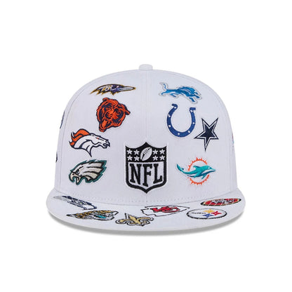 Pictured is this NFL All Over 59FIFTY Fitted cap in white. 3