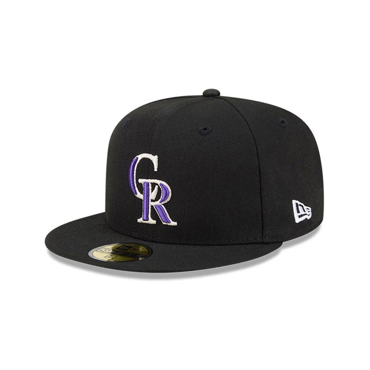 Pictured is this MLB Hidden Hit Colorado Rockies 59FIFTY Fitted cap in black. 4