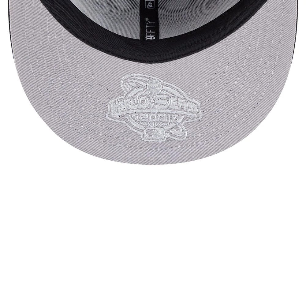 Pictured is this MLB Hidden Hit Arizona Diamondbacks 59FIFTY Fitted cap in black. 2