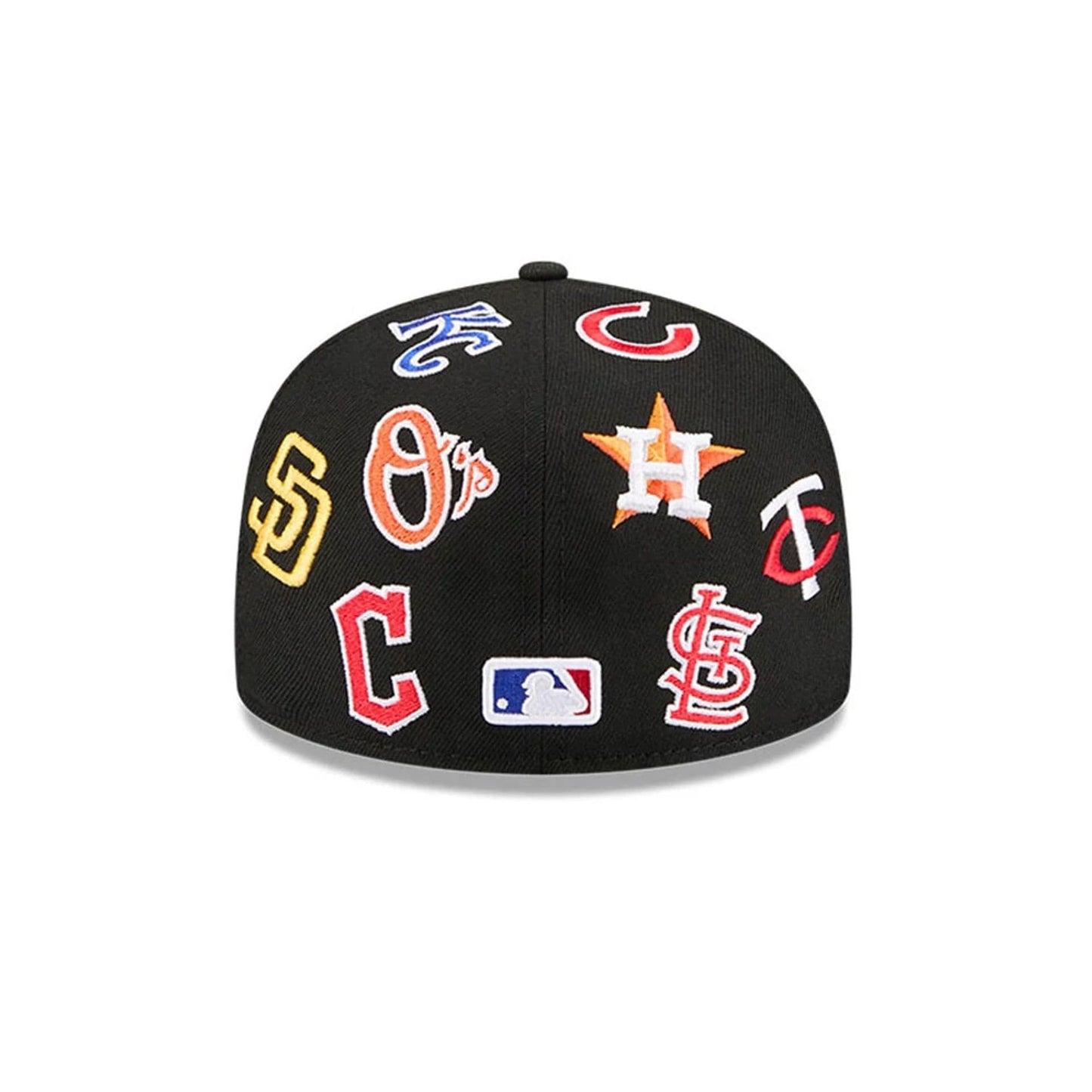 Pictured is this MLB All Over 59FIFTY Fitted cap in black. 9