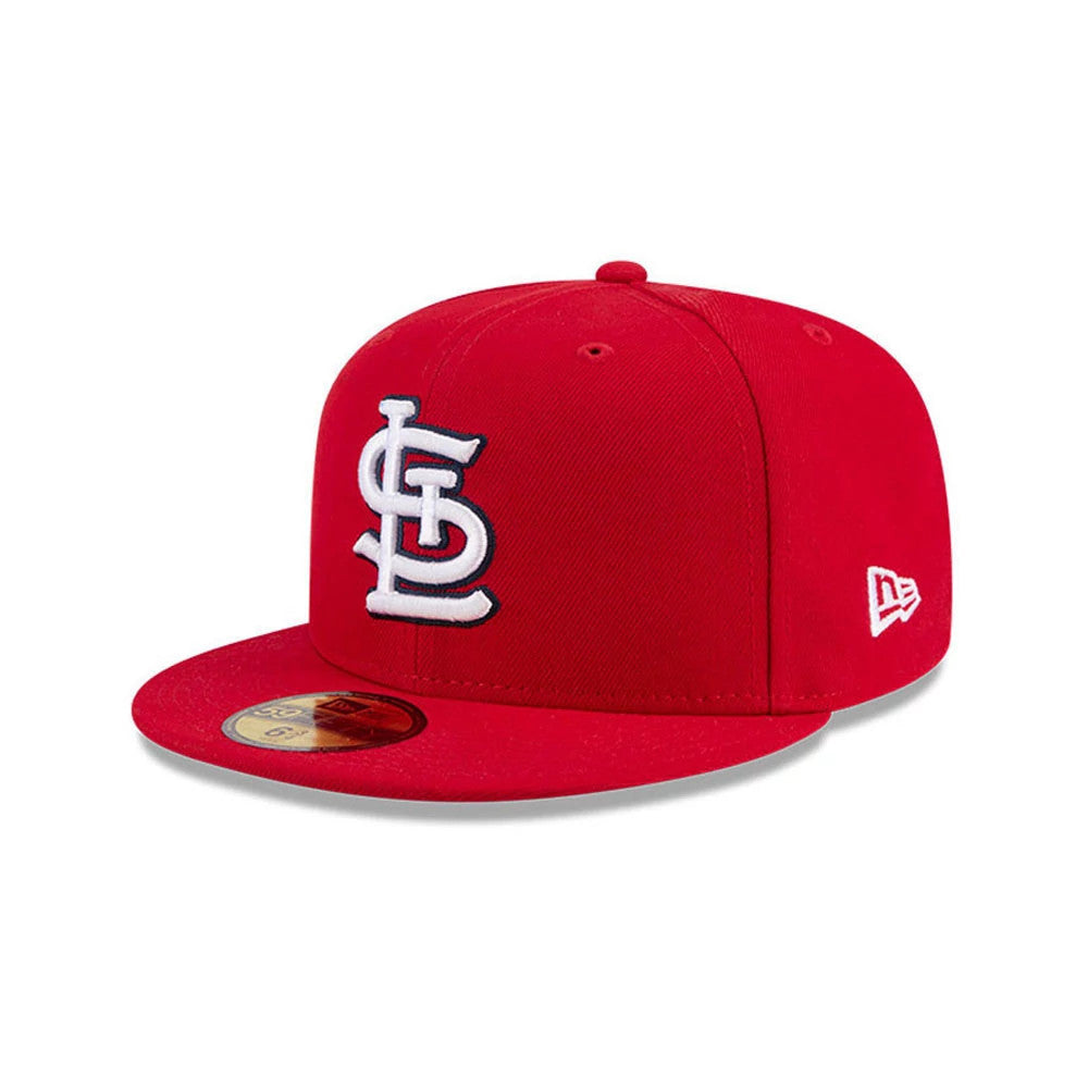 Pictured is this MLB Hidden Hit St. Louis Cardinals 59FIFTY Fitted cap in red. 4