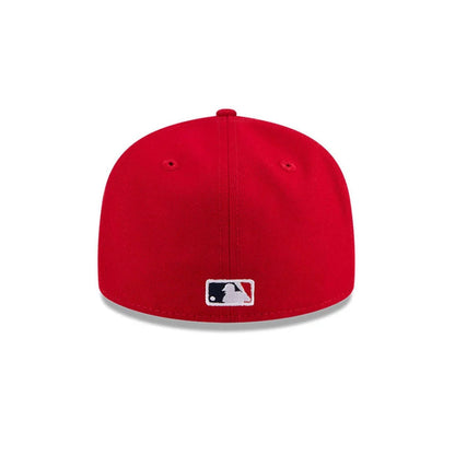 Pictured is this MLB Hidden Hit St. Louis Cardinals 59FIFTY Fitted cap in red. 7