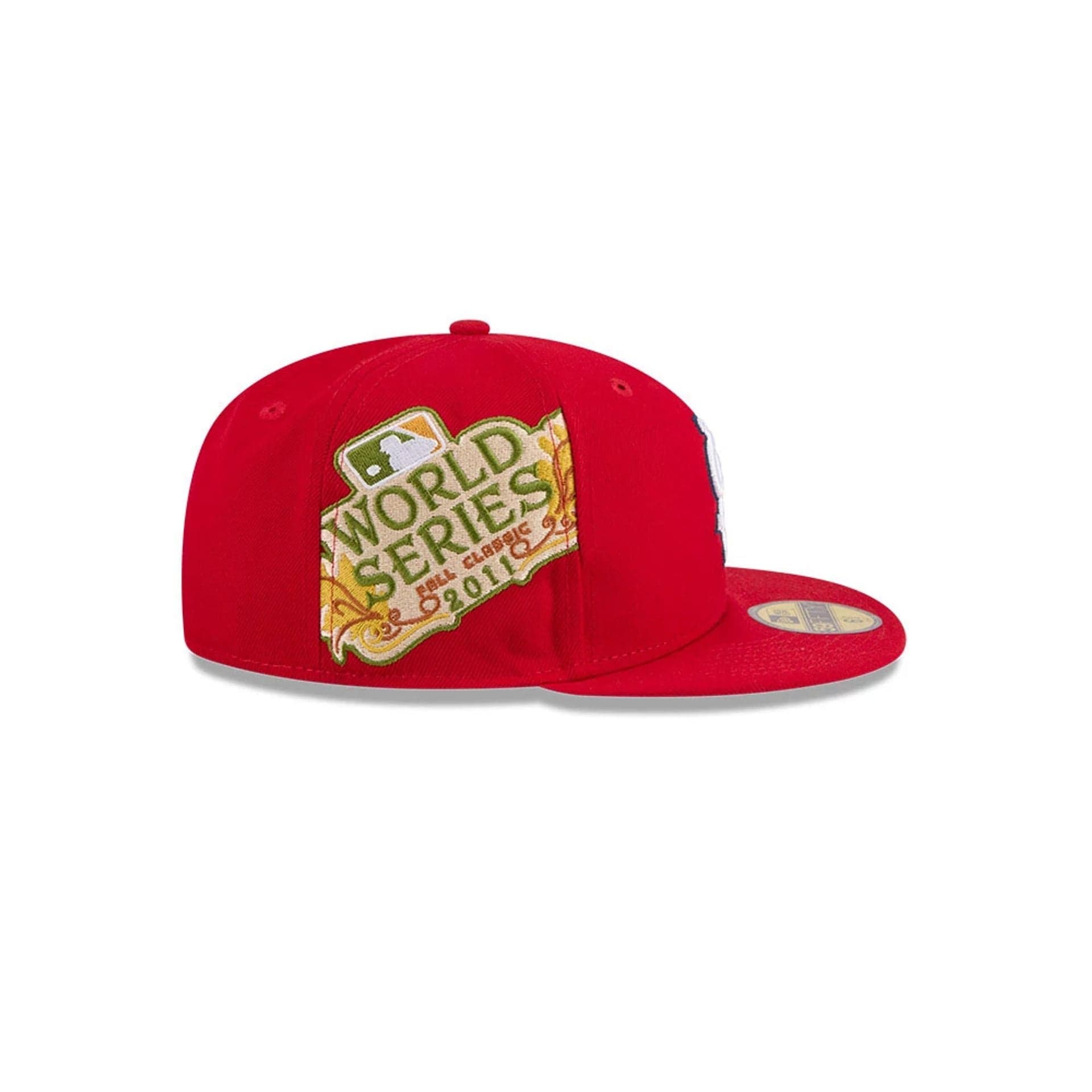 Pictured is this MLB Hidden Hit St. Louis Cardinals 59FIFTY Fitted cap in red. 5