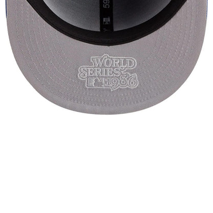 Pictured is this MLB Hidden Hit New York Mets 59FIFTY Fitted cap in blue. 2