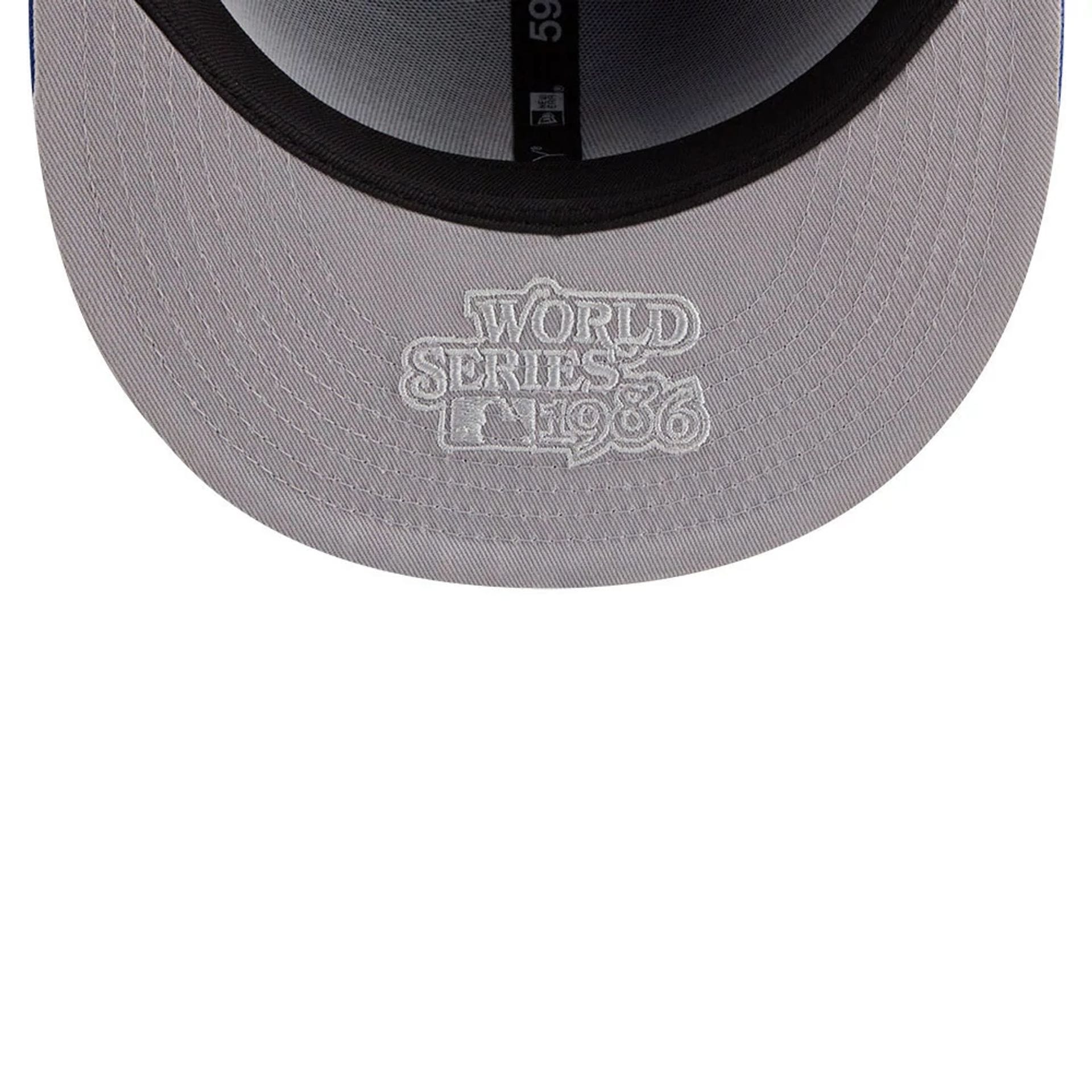 Pictured is this MLB Hidden Hit New York Mets 59FIFTY Fitted cap in blue. 2