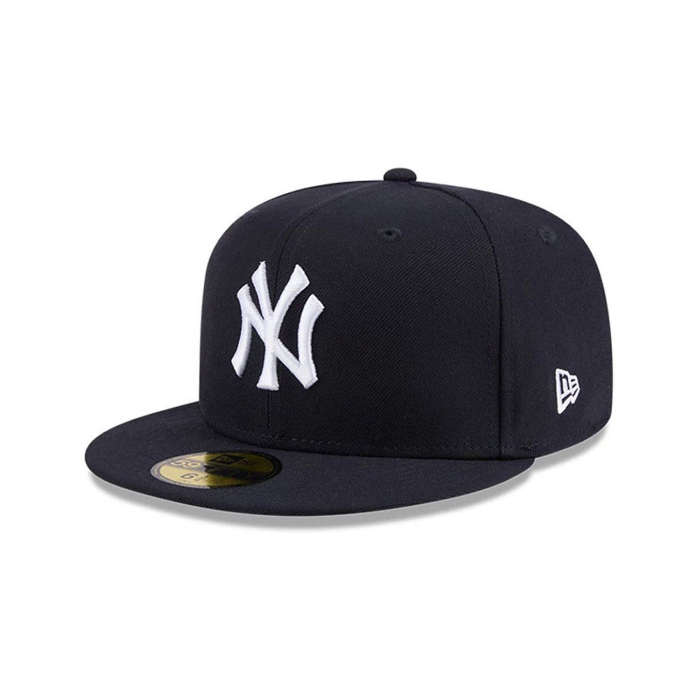 Pictured is this MLB Hidden Hit New York Yankees 59FIFTY Fitted cap in navy. 4