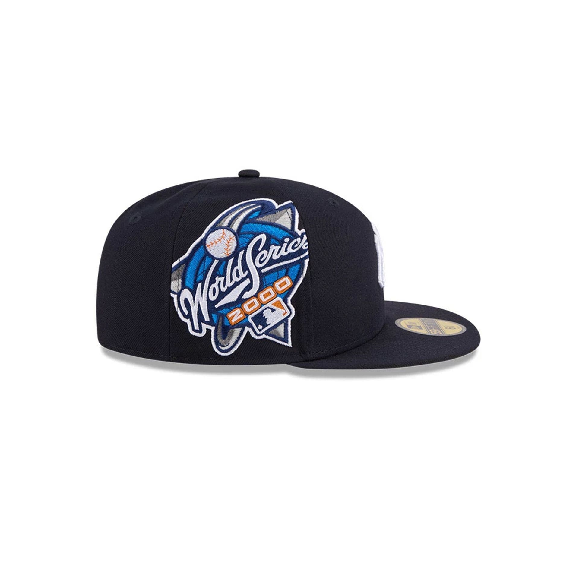Pictured is this MLB Hidden Hit New York Yankees 59FIFTY Fitted cap in navy. 5