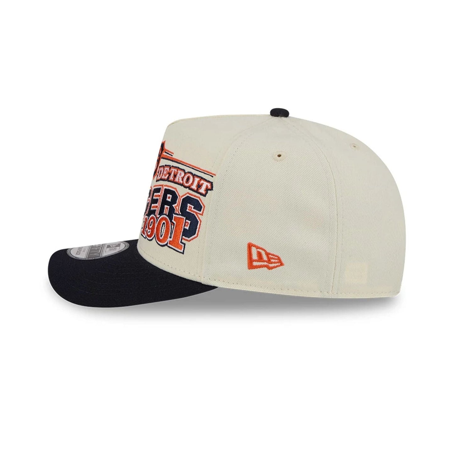 Pictured is this MLB Classic Detroit Tigers 9FIFTY A-Frame Snapback cap in White. 5
