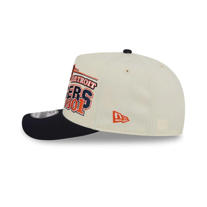 Pictured is this MLB Classic Detroit Tigers 9FIFTY A-Frame Snapback cap in White. 5