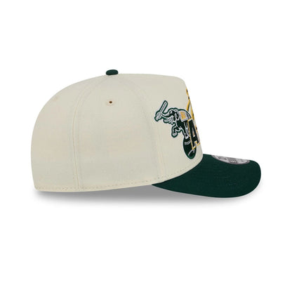 Pictured is this MLB Classic Athletics 9FIFTY A-Frame Snapback cap in White. 6
