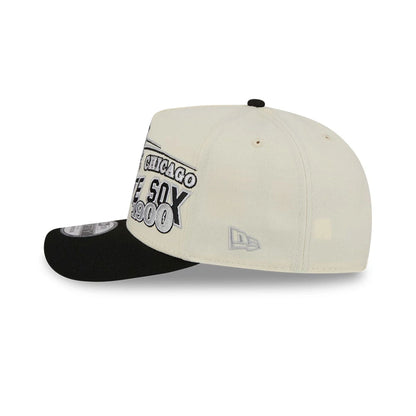 Pictured is this MLB Classic Chicago White Sox 9FIFTY A-Frame Snapback cap in White. 5