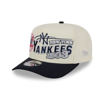 Pictured is this MLB Classic New York Yankees 9FIFTY A-Frame Snapback cap in White. 1